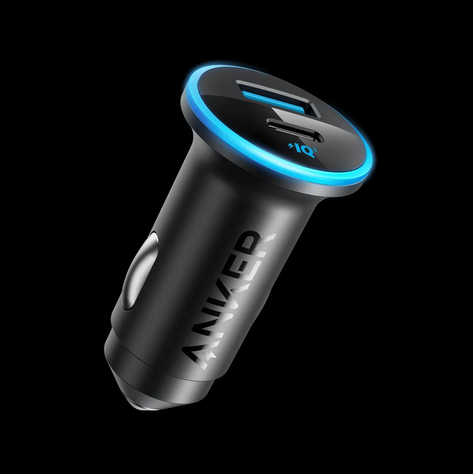 Anker 323 Car Charger (52.5W) Black, USB-A - 22,5W Charging, USB-C - 30W Charging