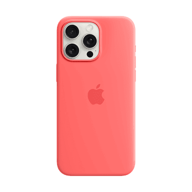 Apple iPhone 15 Pro Max Silicone Case w MagSafe - Guava