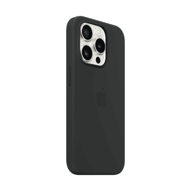 Apple iPhone 15 Pro Silicone Case w MagSafe - Black