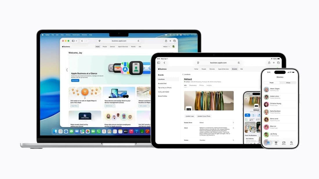 Apple Business platforma