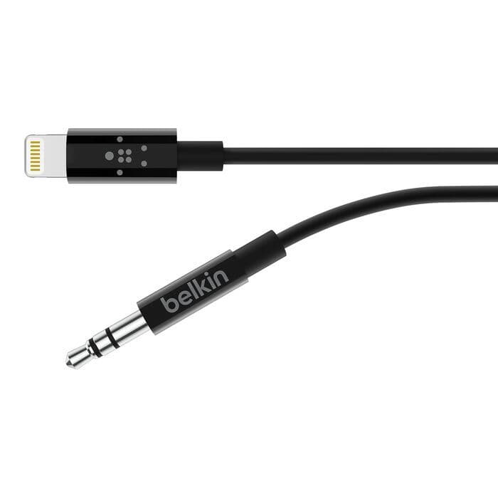 Belkin Lightning to 3.5mm Audio Cable 0.9m - Black