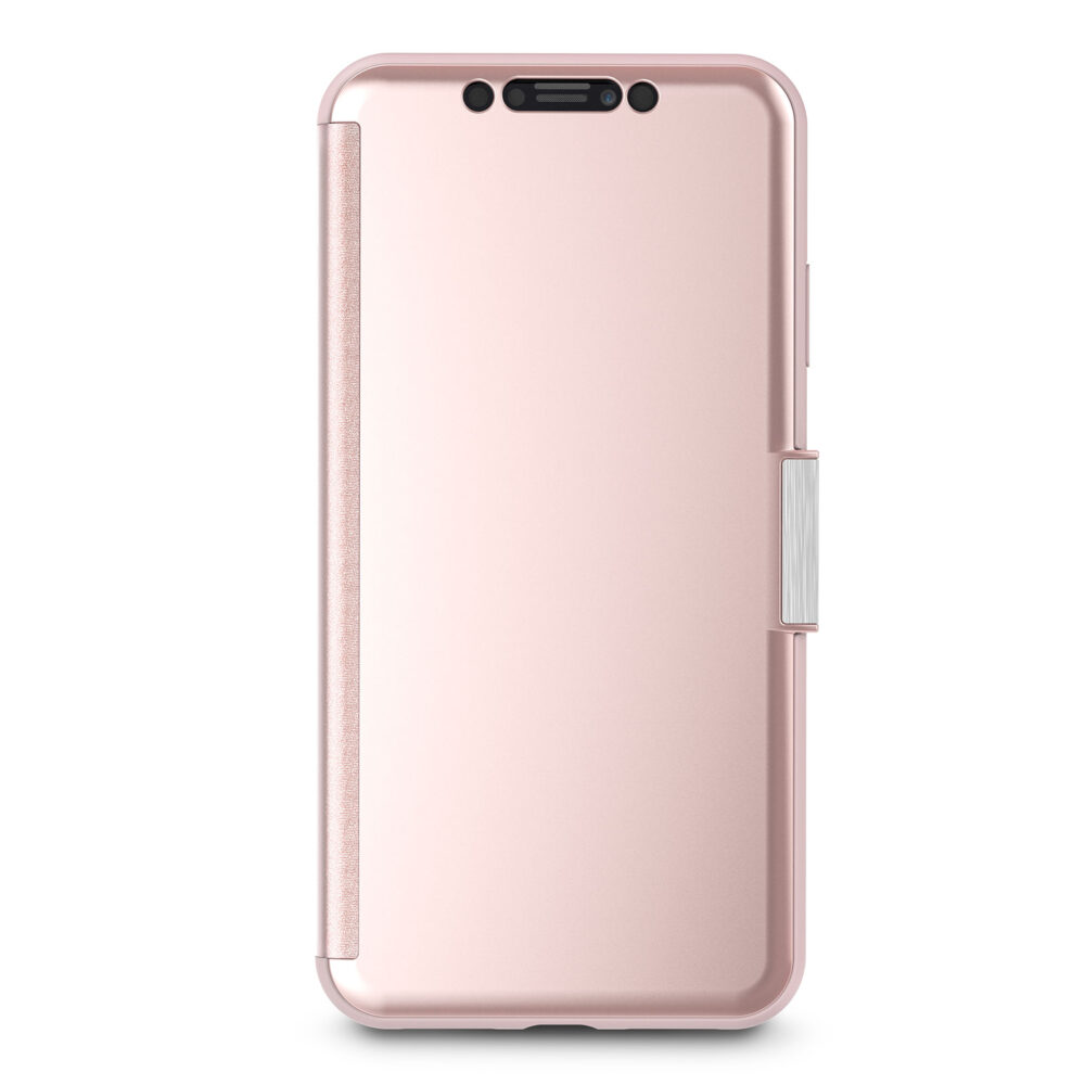 Moshi StealthCover Portfolio Case for iPhone Xs Max - Champagne Pink - Image 2