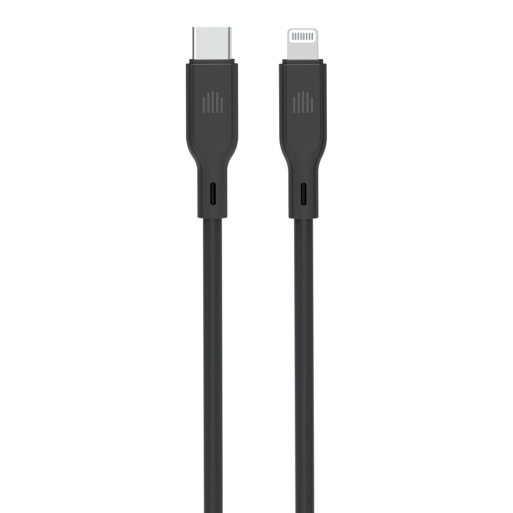 Dviced Cable USB-C to Lightning silicone 1.25m - Black