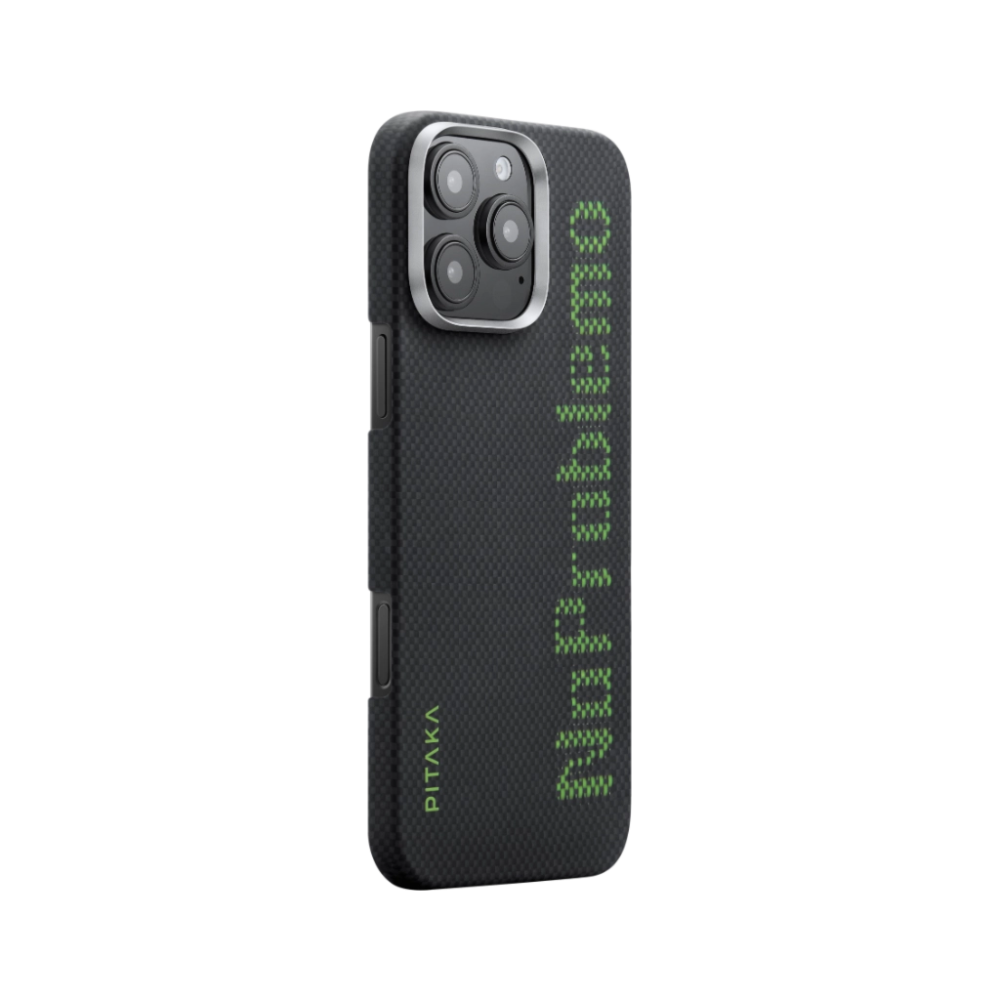 Pitaka x Aries Tactile Woven Case, NoProblemo - iPhone 16 Pro Max