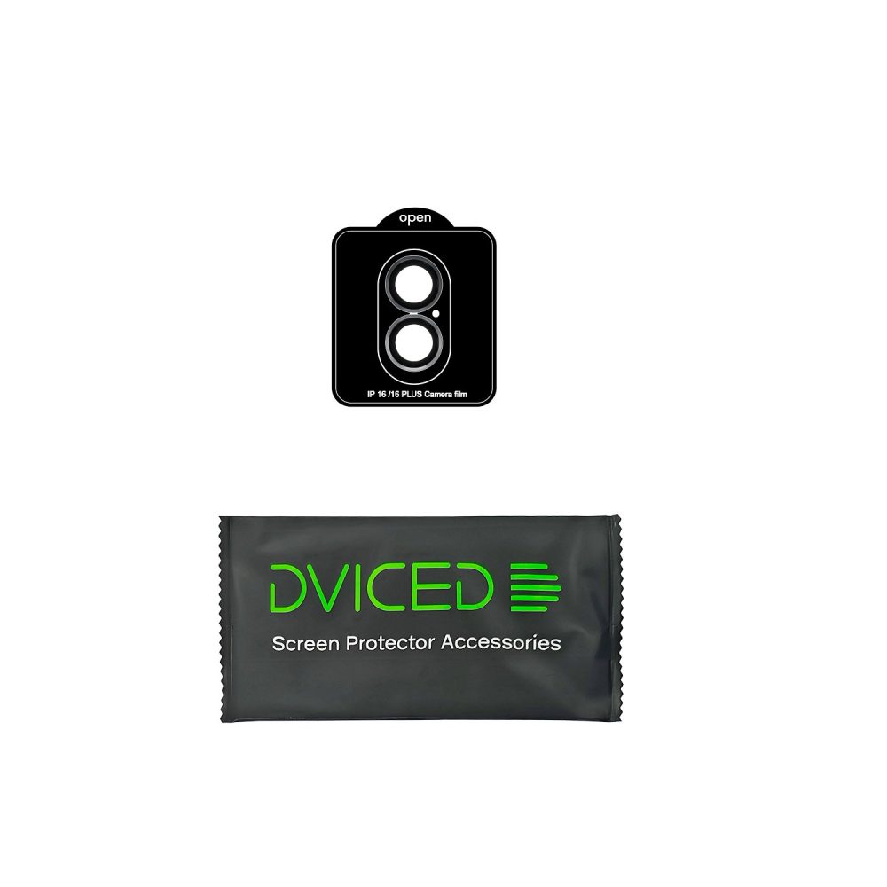 Dviced Tempered glass camera protector for iPhone 16/16 Plus with applicator - Image 4